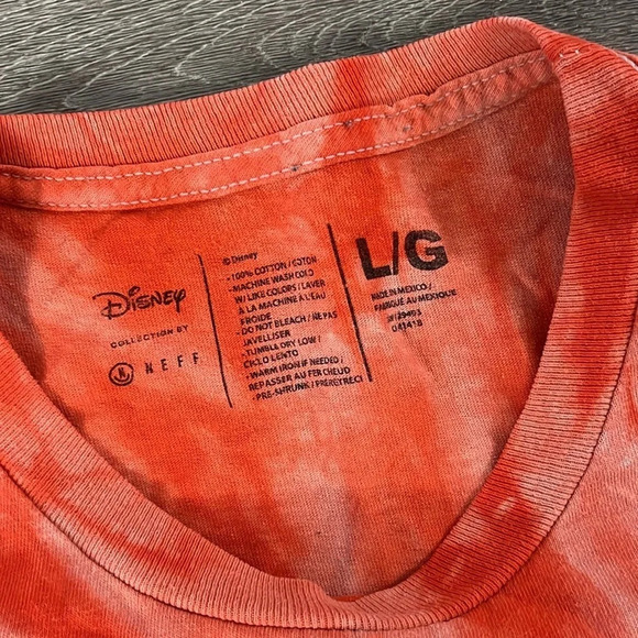 Tiedye Mickey Mouse X Neff size Large Tshirt - Picture 2 of 4